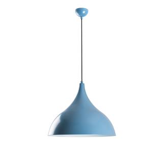 Metal Sıvama Tekli Sarkıt Mavi Beyaz Bıtlısım-N-1390-Lıghtblue