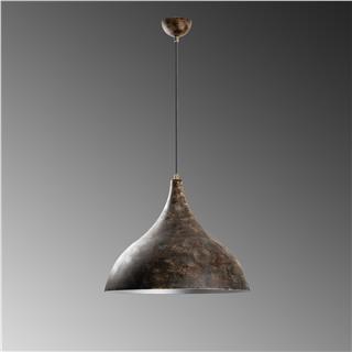 Metal Sıvama Tekli Sarkıt Vintage Silver Bıtlısım-N-1390-Retro