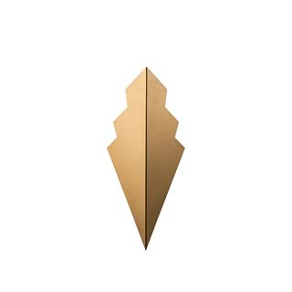 Arrow Rustik Metal Duvar Aplik Parlak Gold, Tekli Dekoratif Duvar Aydınlatma ARROW-15171