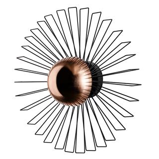 Tel Başlık Model Metal Duvar Aplik Siyah, Tekli Dekoratif Duvar Aydınlatma KAYA-15235-L