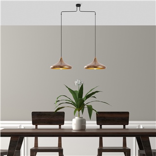 Metal Sıvama 2Li Kollu Sarkıt Vintage Gold Barek-11547