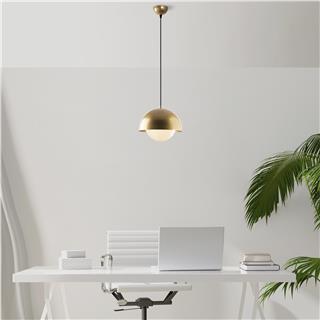 Camlı Tekli Sarkıt Parlak Gold Camgoz-11029