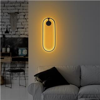 LedLi Aplik Pütürlü Siyah Can-13556