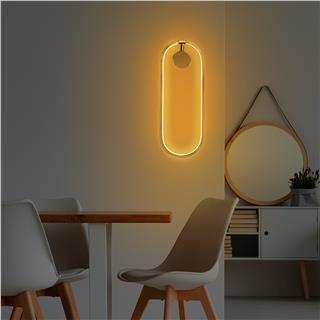 LedLi Aplik Parlak Gold Can-13557