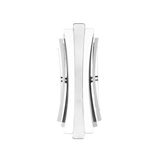 Linea Çift Yönlü Modern Metal Aplik Parlak Krom, Minimalist Duvar Lambası LINEA-15443