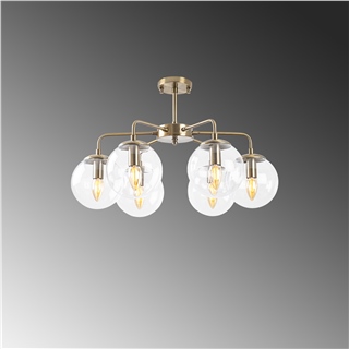 Camlı 6Lı Plafönyer Eskitme Vıran-11011