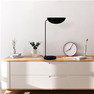 Metal Tekli Masa Lambası Pütürlü Siyah Corner-13780