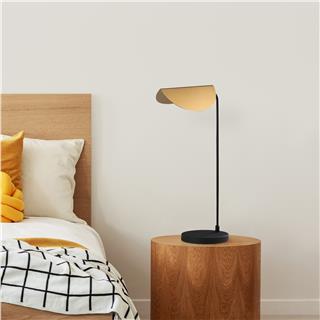 Metal Tekli Masa Lambası Parlak Gold Corner-13781