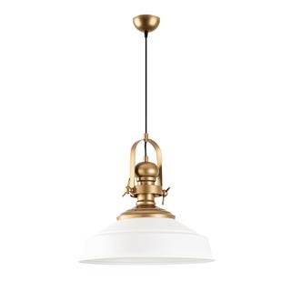 Altın Gold Beyaz,Retro Tekli Sarkıt E27Duy,Mutfak Salon Antre Ayarlanabilir Sarkıt Avize,CRAFT-13982