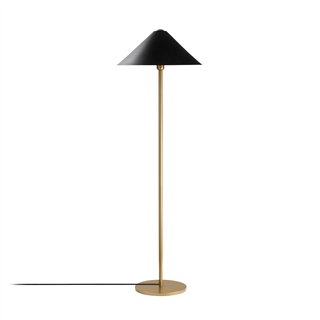 Metal Sıvama Tekli Lambader Parlak Gold Mıxed-11511