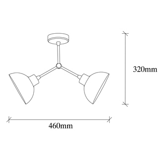 Metal Sıvama 2Li Plafönyer Eskitme Dram-Nua-1117
