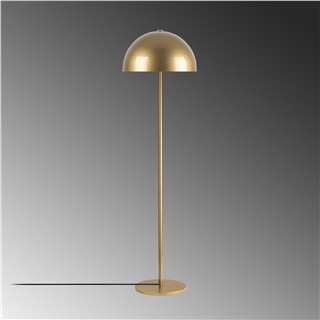 Metal Sıvama Tekli Lambader Parlak Gold Mıxed-11515