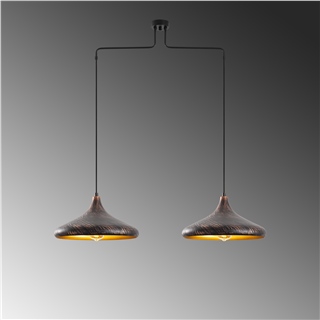 Metal Sıvama 2Li Kollu Sarkıt Vintage Gold Barek-11548
