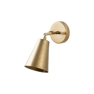 Evander Hareketli Başlık Tekli Aplik Parlak Gold, Modern Metal Sıvama Dekoratif Lamba EVANDER-13190