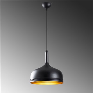 Metal Sıvama Tekli Sarkıt Pütürlü Siyah Cotık-187Black-1