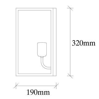 Metal Tekli Aplik Pütürlü Siyah Kafes-5566