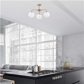 Camlı 3Lü Plafönyer Eskitme Vıran-10996