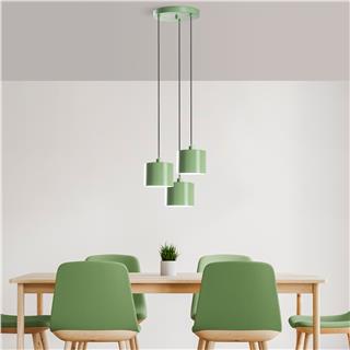 Metal Sıvama 3Lü Tepsi Sarkıt Green Duz-195Mıntgreen-3