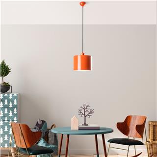 Metal Sıvama Tekli Sarkıt Pütürlü Siyah Duz-195Orange-1