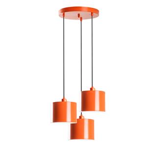 Metal Sıvama 3Lü Tepsi Sarkıt Orange Duz-195Orange-3