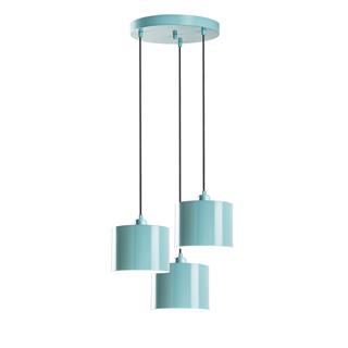 Metal Sıvama 3Lü Tepsi Sarkıt Parlak Turkuaz Duz-195Turquoıse-3