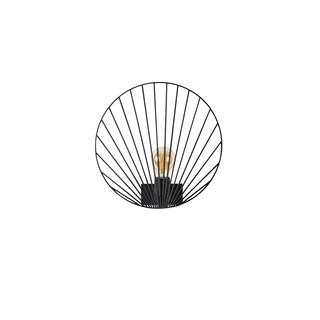 Got Nuw Vintage Tel Başlıklı Aplik Siyah, Rustik Dekoratif Duvar Lambası GOT-NUW-3291
