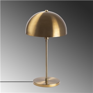 Metal Sıvama Tekli Masa Lambası Parlak Gold Varzan-10857