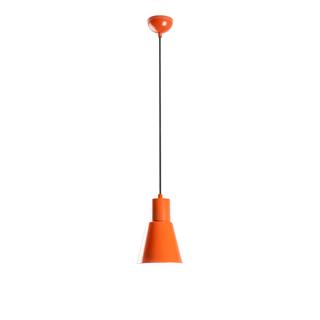 Tekli Sarkıt Avize Turuncu, Endüstriyel Metal Sıvama Tavan Lambası 6362-ORANGE