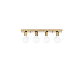 Rustik 4Lü Plafönyer Parlak Gold Mırro-12232