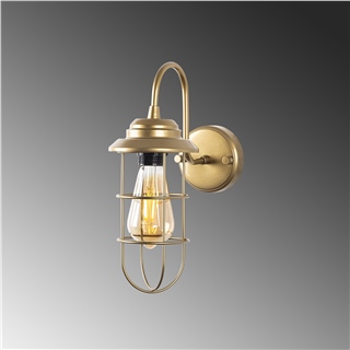 Tel Tekli Aplik Parlak Gold Mahonı-13206