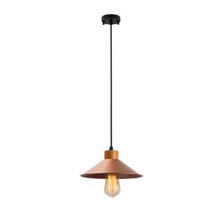 Konik Retro Tekli Sarkıt Avize Kahverengi, Modern Dekoratif Metal Sıvama Tavan Lambası KONIKSIVAMA-0