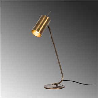 Metal Sıvama Tekli Masa Lambası Eskitme Sılındırkem-Mr-613