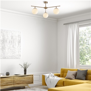 Camlı 3Lü Plafönyer Eskitme Atmaca-10260