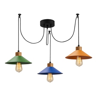 Metal Sıvama 3Lü Tepsi Sarkıt Multicolor Natural Ahşap | Konıksıvama-N-552