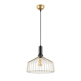 Dear Tekli Tel Sarkıt Avize Parlak Gold, Modern Dekoratif Metal Lamba DEAR-11201