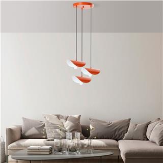 Metal Sıvama 3Lü Tepsi Sarkıt Orange Eger-Mr-964-Orange