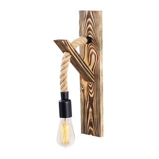 Ahşap Tekli Aplik Natural Ahşap Erebos-114