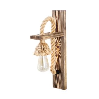 Ahşap Tekli Aplik Natural Ahşap Erebos-117