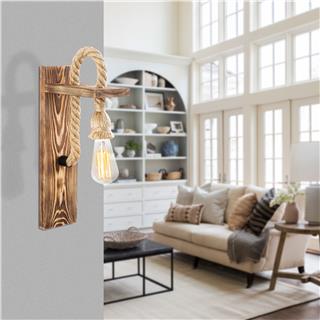 Ahşap Tekli Aplik Natural Ahşap Erebos-118