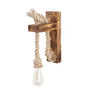 Ahşap Tekli Aplik Natural Ahşap Erebos-119