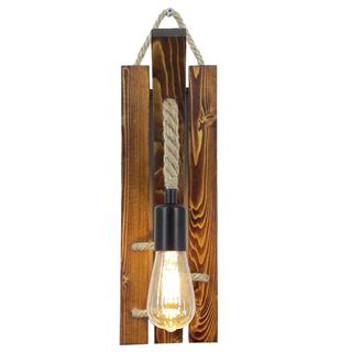 Ahşap Tekli Aplik Natural Ahşap Erebos-Ht106