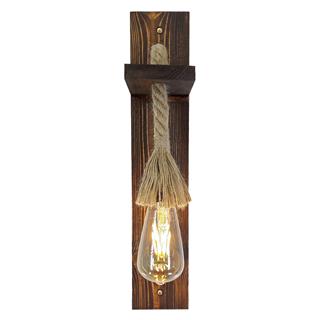 Ahşap Tekli Aplik Natural Ahşap Erebos-Ht114