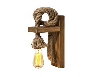 Ahşap Tekli Aplik Natural Ahşap Erebos-Kn14