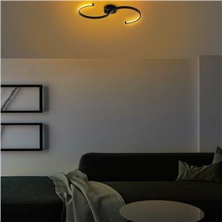 LedLi Avize Pütürlü Siyah Es-13583