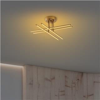 LedLi Avize Parlak Gold Exhaust-13664