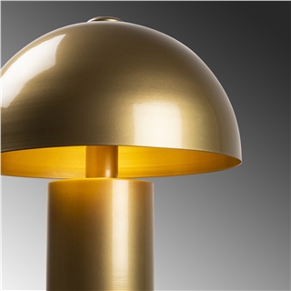 Metal Sıvama Tekli Masa Lambası Parlak Gold Mıxed-11501