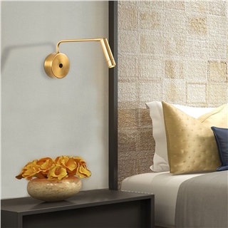 LedLi Okuma Lambası Parlak Gold Ugur-6041