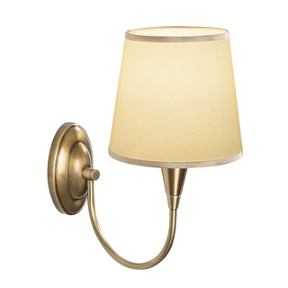 Modern Gold Eskitme Aplik Krem Kumaş Abajur E27 Duy Salon Yatak Başı Duvar Lambası,PARDO-3031