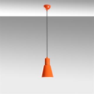 Tekli Sarkıt Avize Turuncu, Endüstriyel Metal Sıvama Tavan Lambası 6362-ORANGE