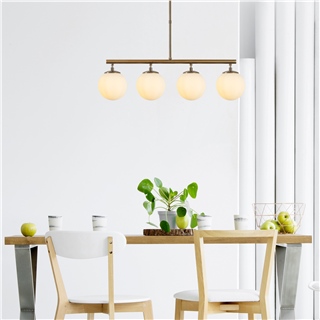 Camlı 4Lü Avize Eskitme Fazlı-10435